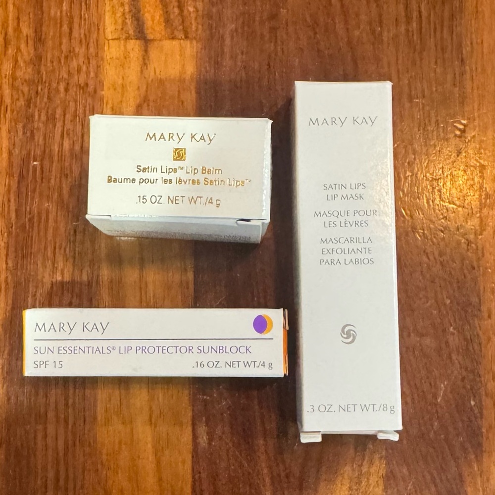 Mary Kay Satin Lips Collection - Lip Balm, Mask, and Protector